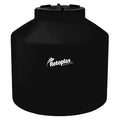 Tanque 250 litros Rotoplas vertical cerrado reforzado al 40% color negro — vista frontal