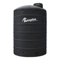Tanque 10,000 litros Rotoplas vertical reforzado al 20% color negro (Venta exclusiva en MTY) — vista frontal