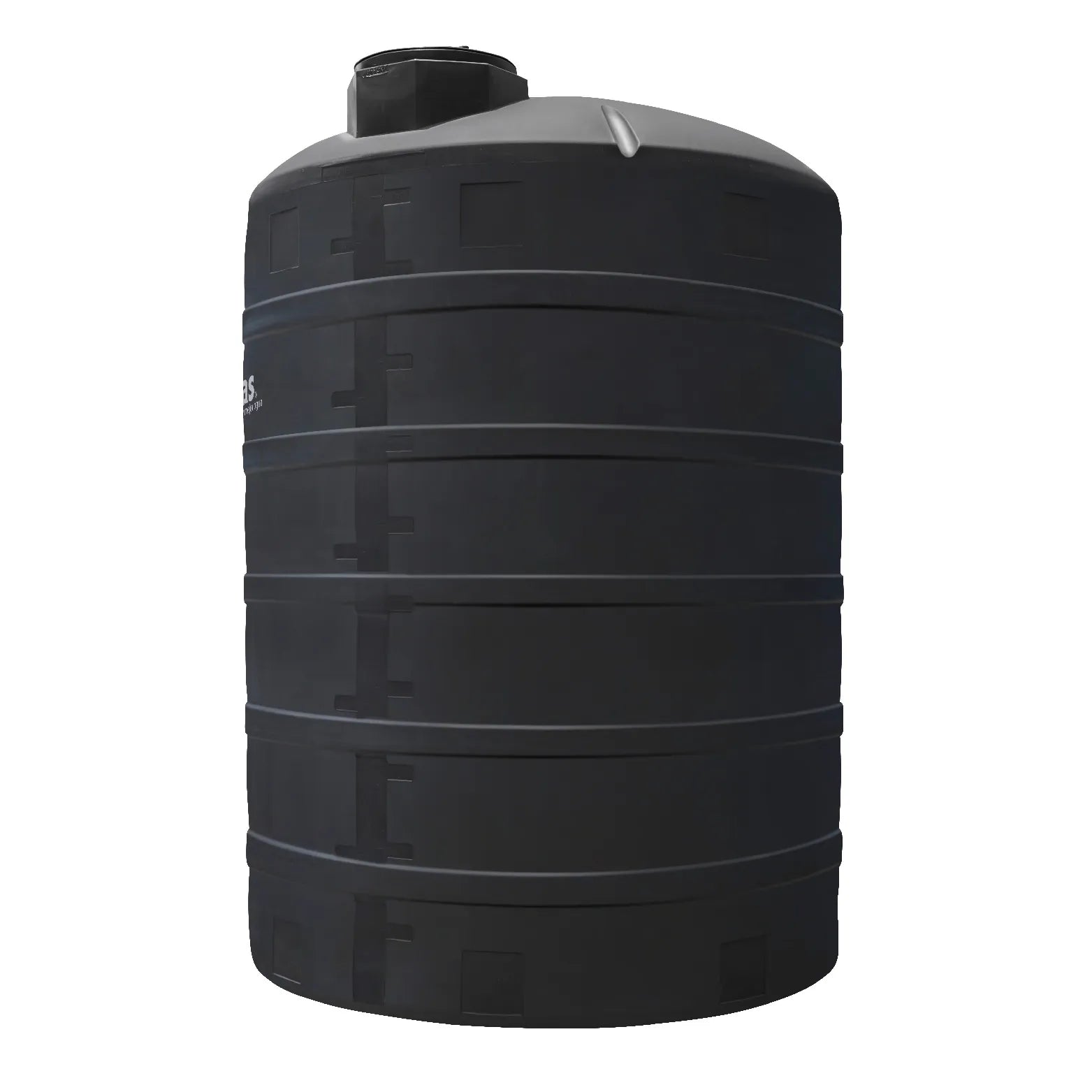 Tanque 10,000 litros Rotoplas vertical reforzado al 40% color negro (Venta exclusiva en MTY) — detalle de conexiones