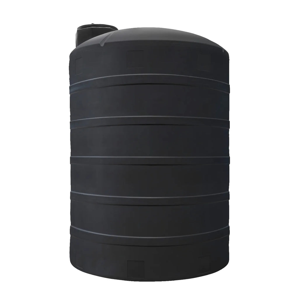 Tanque 10,000 litros Rotoplas vertical reforzado al 40% color negro (Venta exclusiva en MTY) — vista trasera