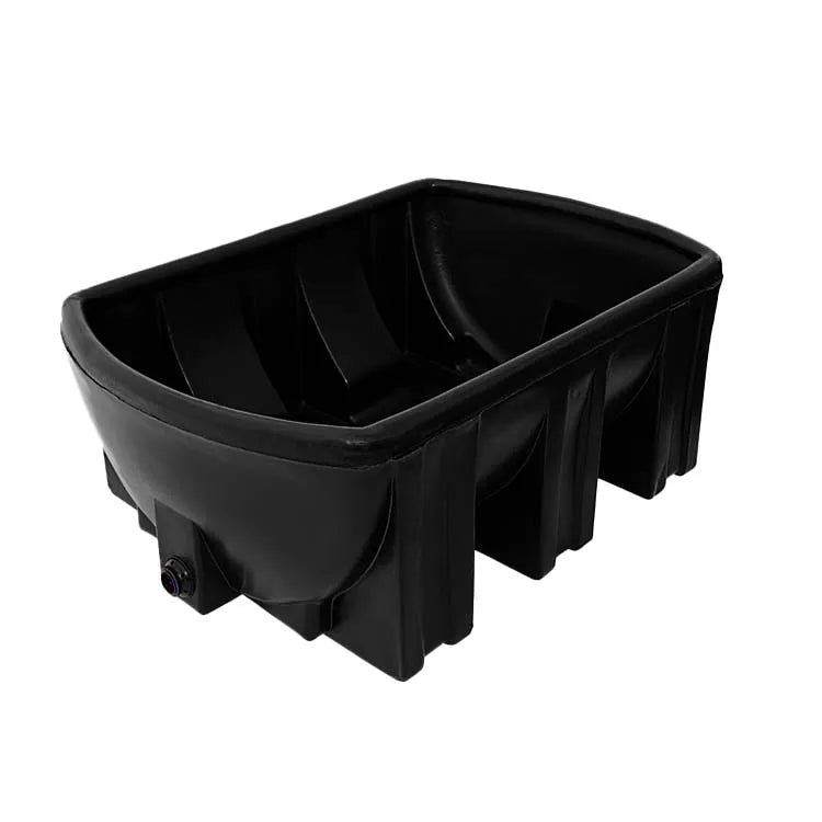 Bebedero 500 litros Rotoplas horizontal estandar color negro — detalle de tapa