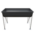 Pesebre 120 litros Rotoplas color negro — vista frontal