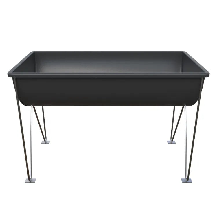 Pesebre 120 litros Rotoplas color negro — vista frontal