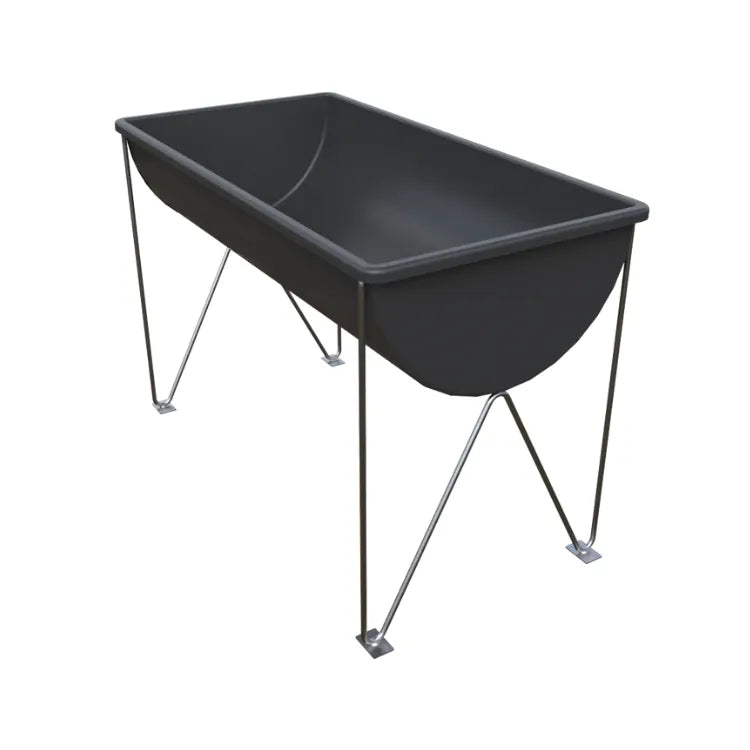 Pesebre 120 litros Rotoplas color negro — vista superior