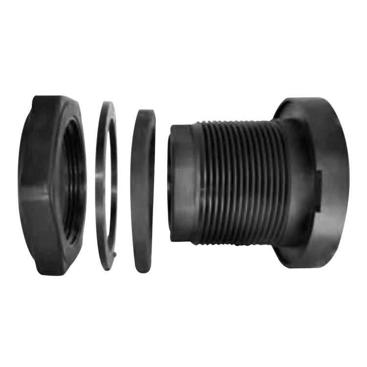 Conexión Rotoplas hexagonal de polipropileno VITON 3" — vista superior