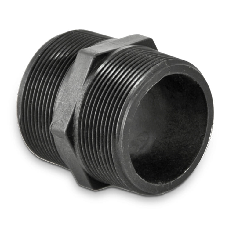 Niple 2 pulgada Rotoplas corto polipropileno 1 1/ — vista frontal