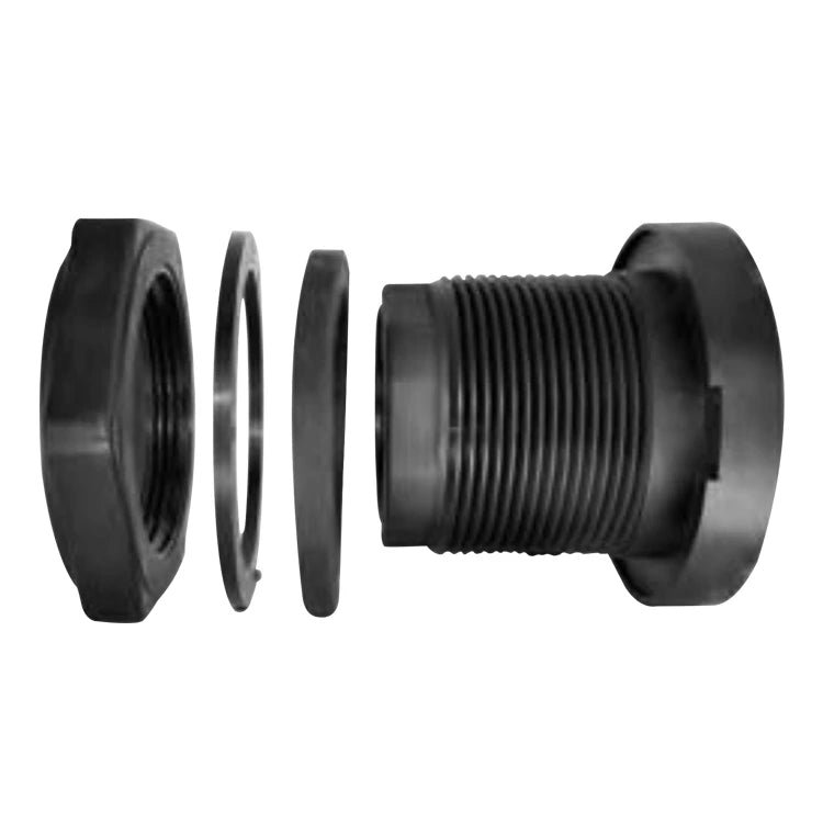 Conexión Rotoplas hexagonal de polipropileno y EDPM de 4" — vista superior