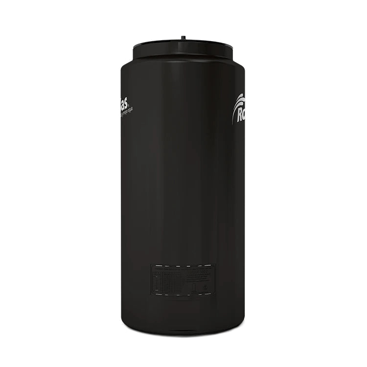 Tanque 500 litros Rotoplas vertical cerrado reforzado al 20% color negro — vista superior